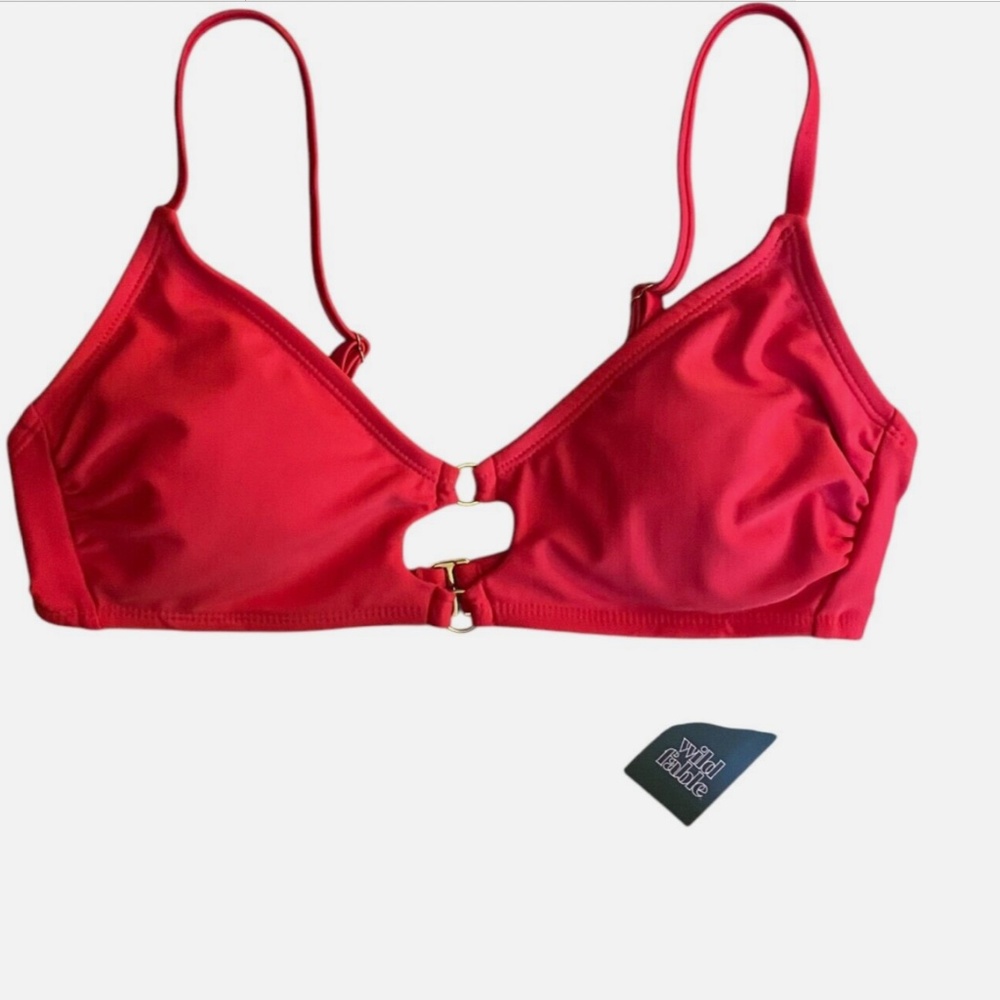 Wild Fable Red Bikini Top
